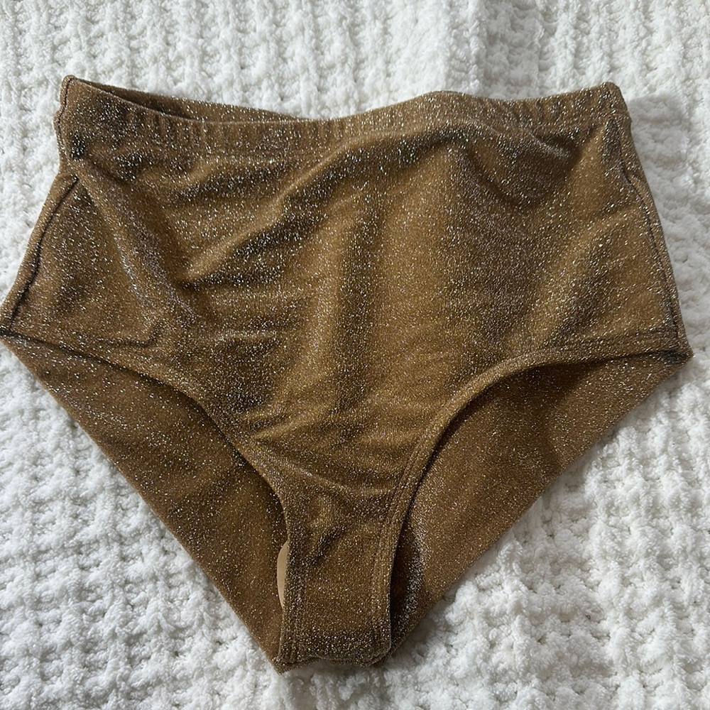 Free People Billie Lured High Waist Bikini Bottoms